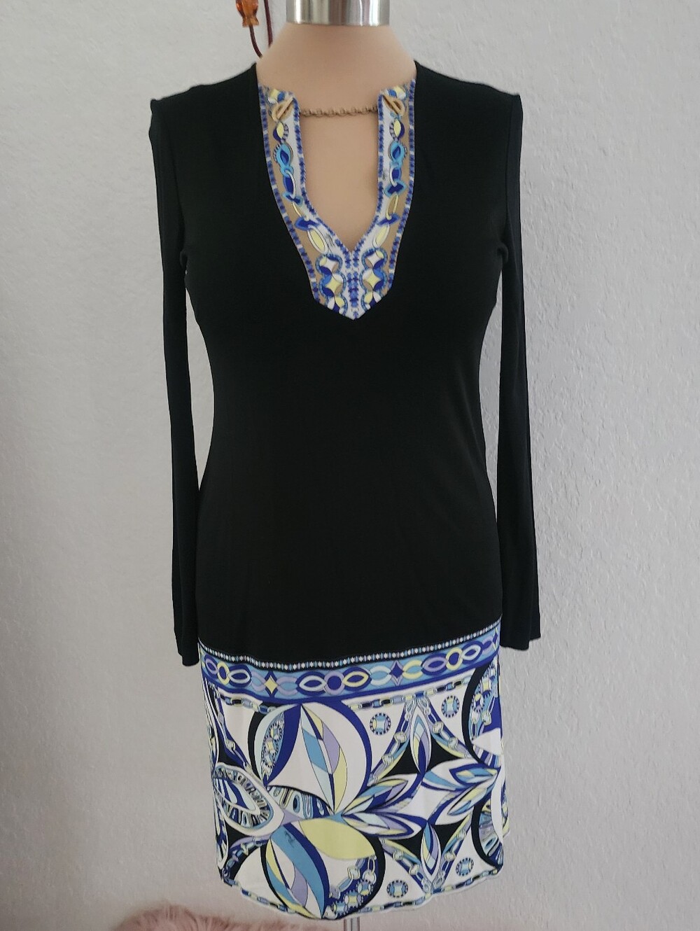 Emilio Pucci | Multicolor Silk Shift Dress